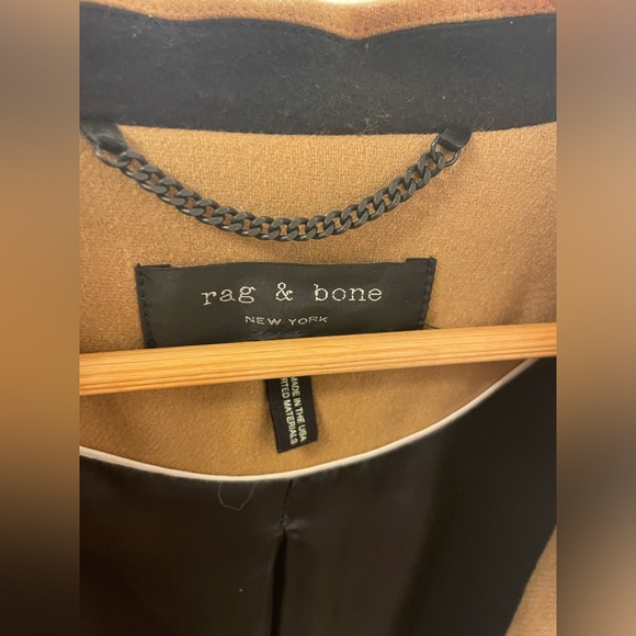 Rag & Bone Camel Lightweight Wool Blazer | Size M - Picture 2 of 4